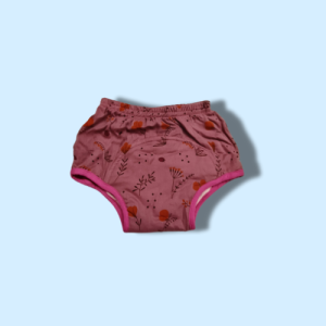 Floral Dark Bown - Muslin Padded Underwear