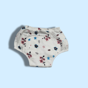 Floral White - Muslin Padded Underwear