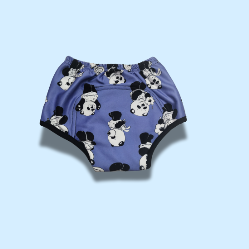 Panda Blue - Premium Padded Underwear