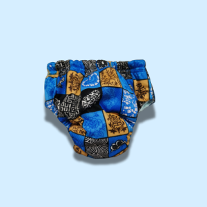 Patchwork Blue - Dry Feel Padded Underwear