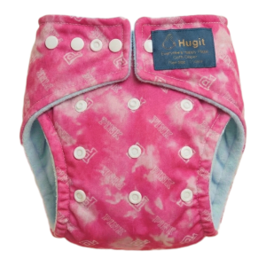 “Candy Pink”118 - Diaper with Booster Insert