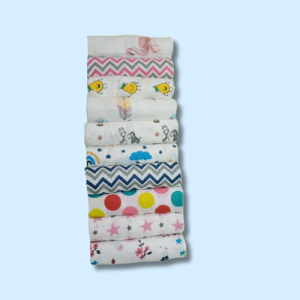 Muslin Swaddle Towel Combo 5 pcs ( Free Shipping )