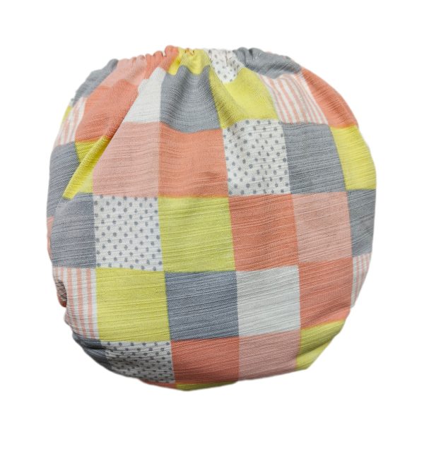 Multi Color Checked no :105 Diaper with Inert