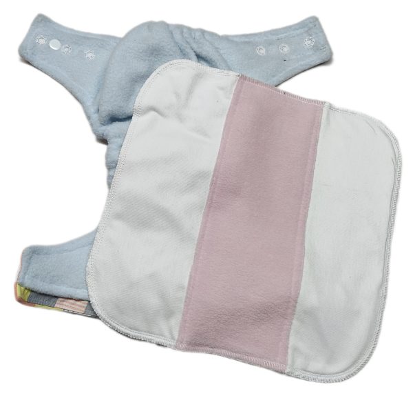 Multi Color Checked no :105 Diaper with Inert