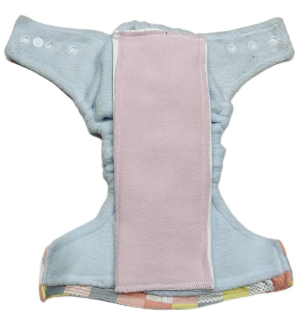 Multi Color Checked no :105 Diaper with Inert