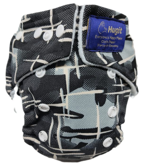 Dark Stripe Diaper with Inert No:104