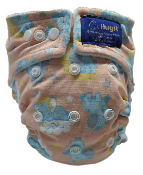 Baby Elephant Diaper no 107 with Inerts